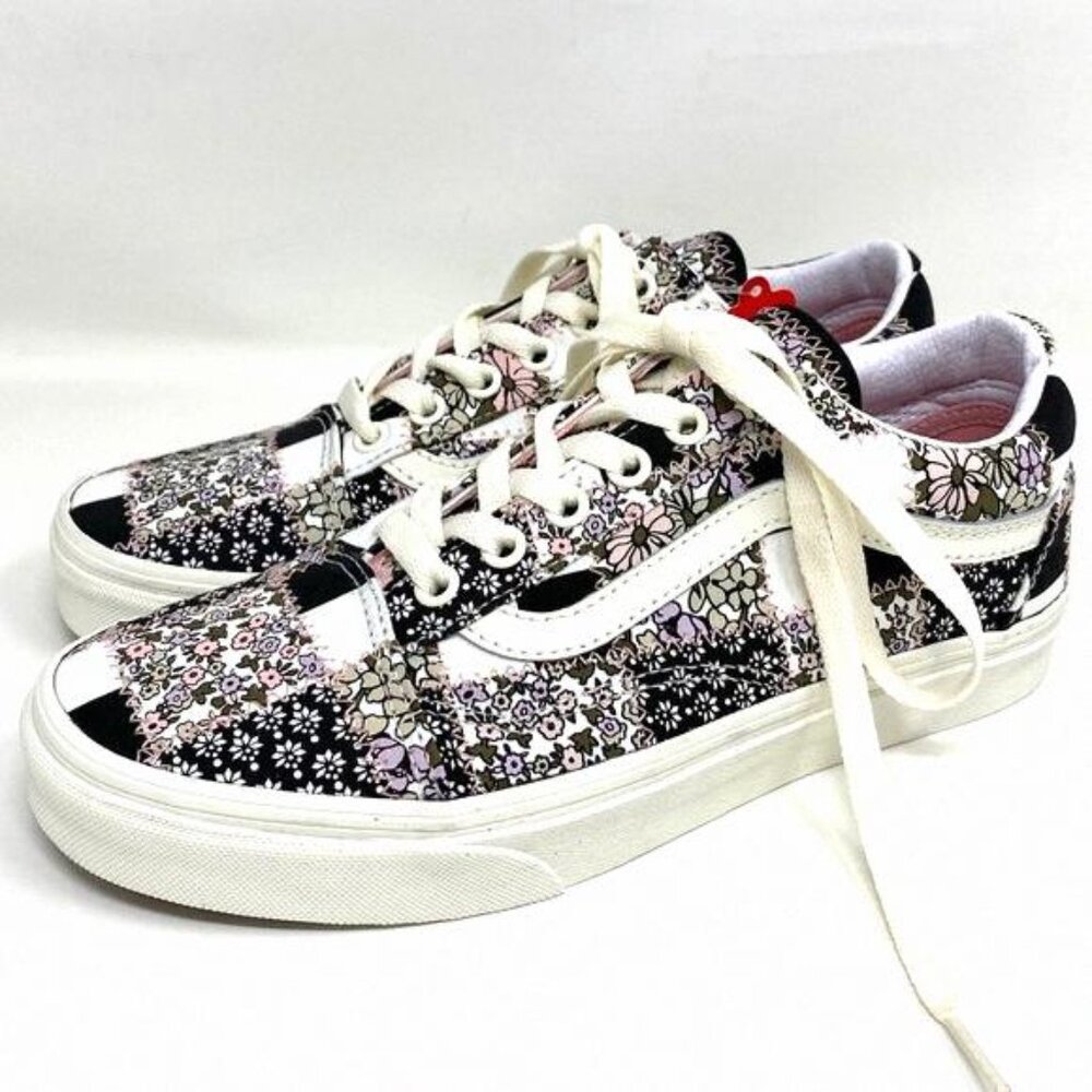 💖MEGA SALE💖VANS OLD SKOOL Womens Casual Patchwork Floral VN0A38G19FY Low